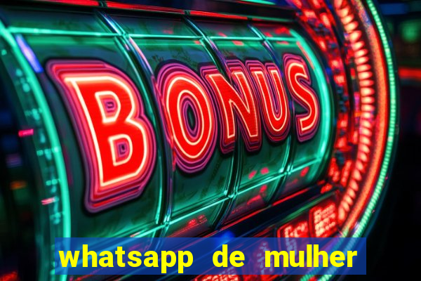 whatsapp de mulher de programa